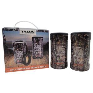 Talon Outdoor Camo 4 In 1 Universal Drink Cooler Can Bottle Camouflage